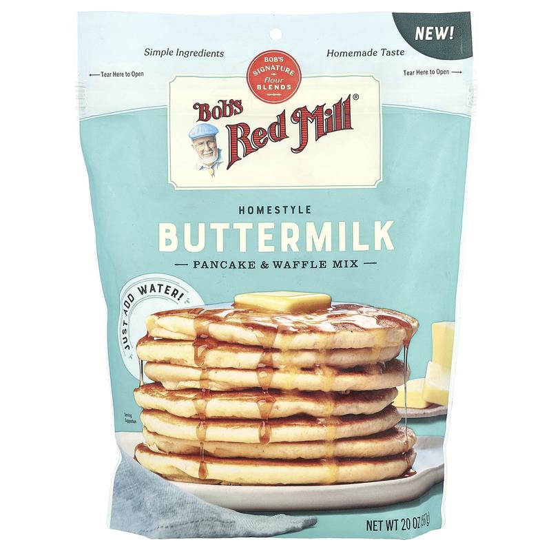 Bob's Red Mill Homestyle Buttermilk Pancake & Waffle Mix, 20 oz (567 g)