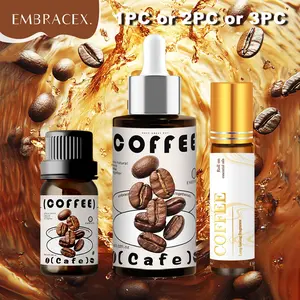 Coffee Essential Oil Set, Long-lasting Alcohol-free Fragrance for Office and Study, Ideal Gift for Family and Friends, Healthcare, Aromatherapy, Therapeutic Wellness