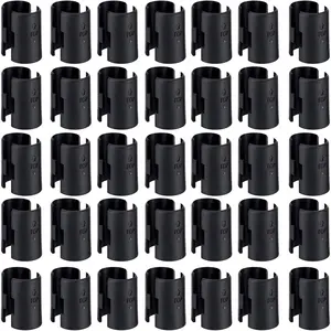 50Pack Wire Shelf Clips - 25 Pairs Wire Shelving Shelf Lock Clips for 1" Post Shelvings