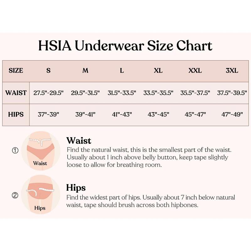 HSIA Pearl Shimmer High-Waist Embroidered Mesh Seamless Comfort Cotton Gusset Women's Underwear TikTokShopBlackFriday