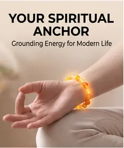Earth Energy Bracelet Five Elements Crystal Healing for Money Career Success Wealth Enhancement Confidence Feng Shui Improved Luck Chinese Energy Jewelry Unisex Gift
