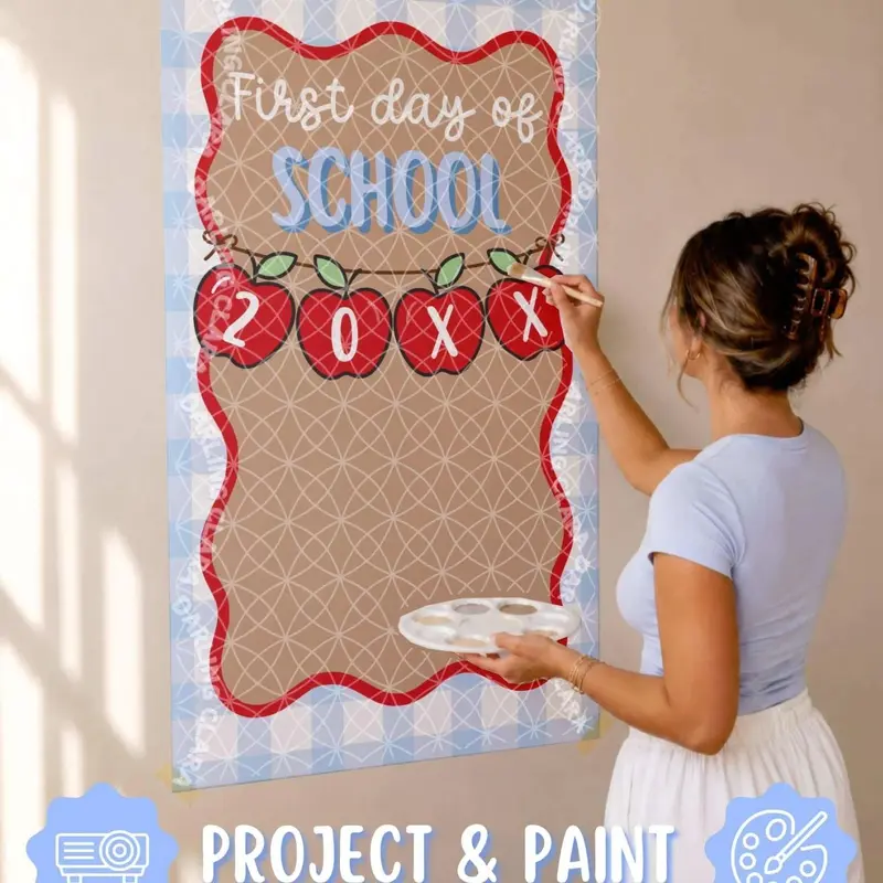First Day of School Banner Template, Editable Canva - TikTok Shop
