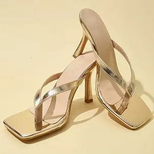 VibeSteps Karle Kitten Mule Heel - Open Square Toe Kitten Heel