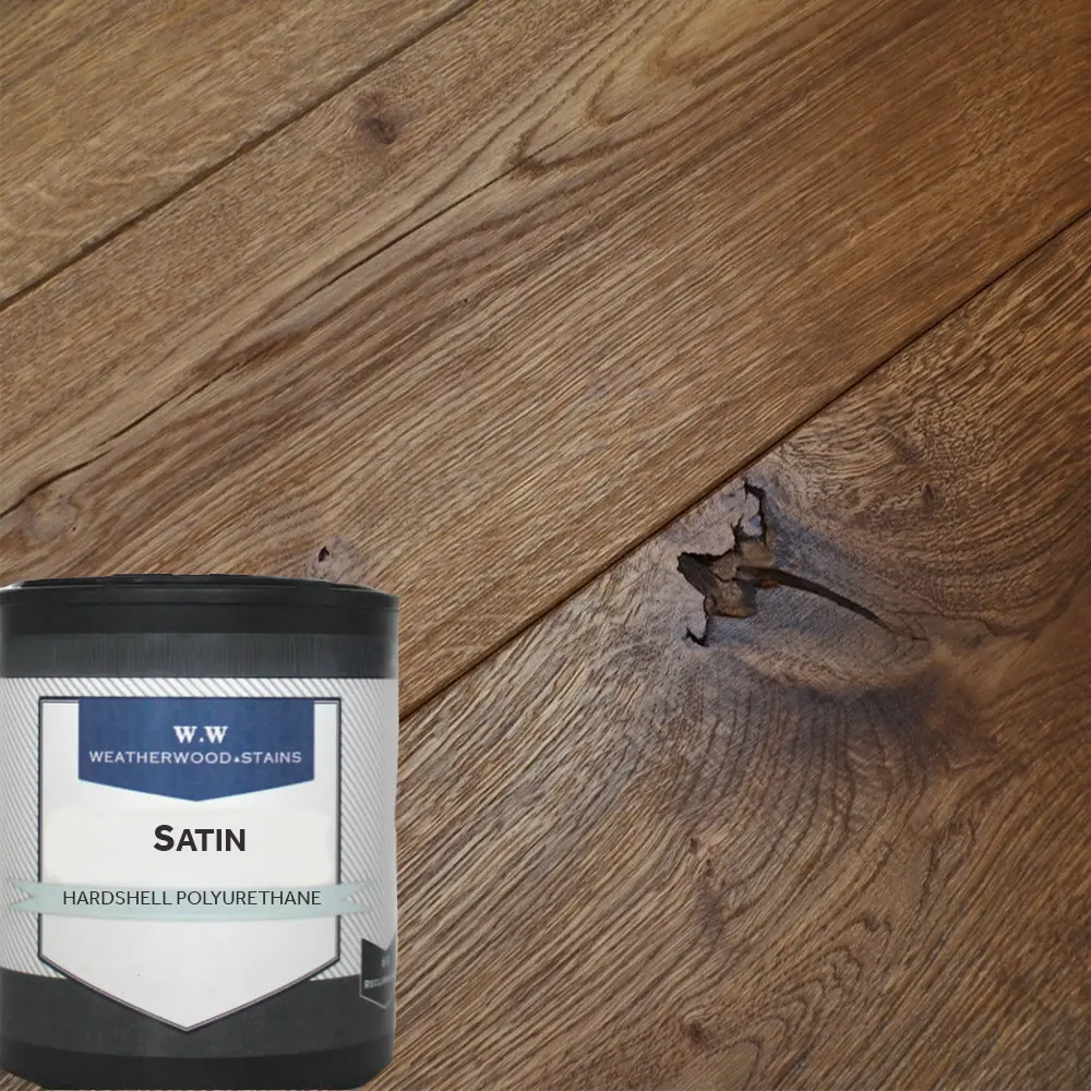 Weatherwood Stains Polyurethane SATIN Water-based Topcoat