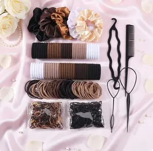 1109PCS Hair Accessories Mega Pack – Strong Elastic Bands, Soft Scrunchies & Bun Tools for Every Occasion