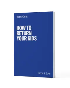 Humorous Recycled Notebook - How To Return Your Kids