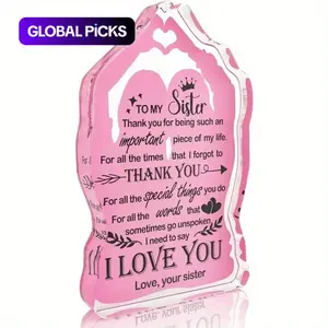 Friendship Gifts for Women, Best Friend Birthday Presents, Soul Sister Plaque, Inspirational Quotes, Mother's Day Gift Ideas, Vintage Plaque Decor, Vintage Plaque Decoration, Acrylic Plaque Decor, Acrylic Plaque Sign #GLOBAL PICKS
