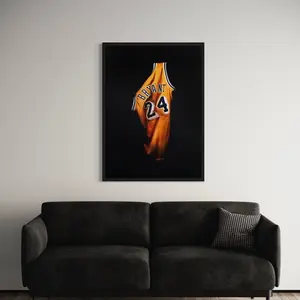 Kobe Bryant Jersey Poster , Product without frame