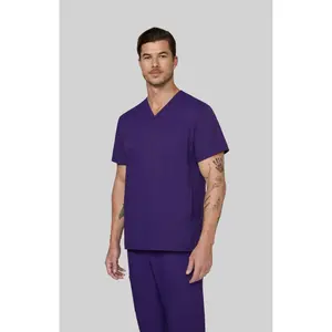 KOI Cureology Men's Stasis V-Neck Scrub Top