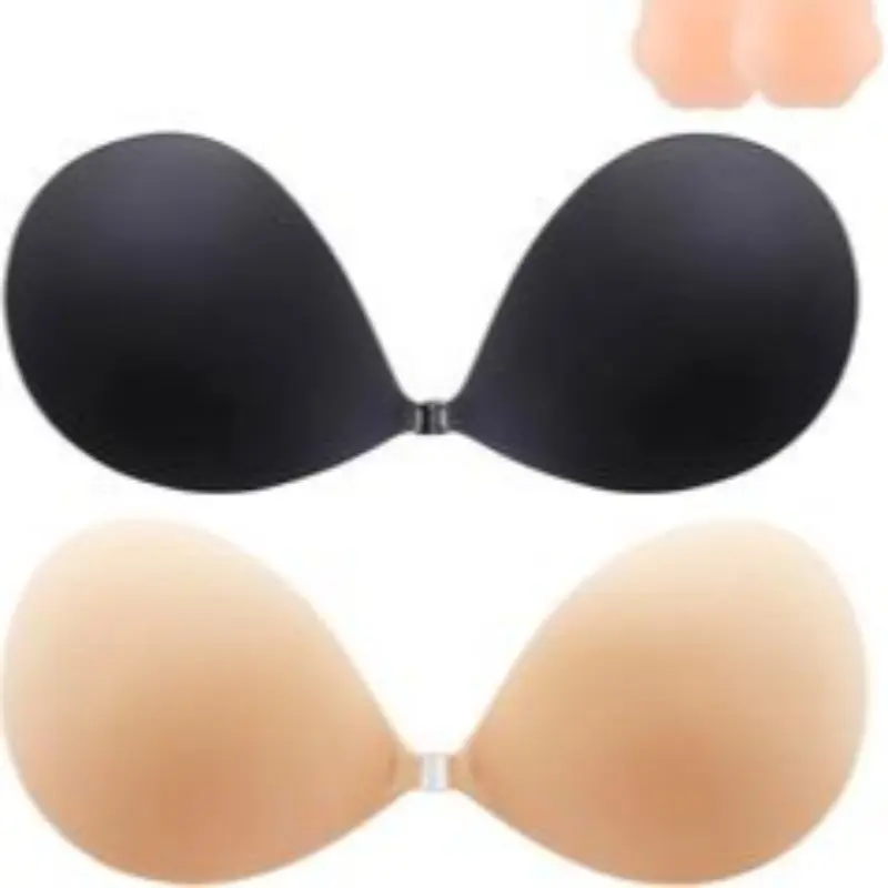 Women's Invisible Adhesive Bra Cups, Seamless Comfortable Design, Perfect for Daily Wear, No-Show Underwear Essentials, Invisible Seamless Strapless