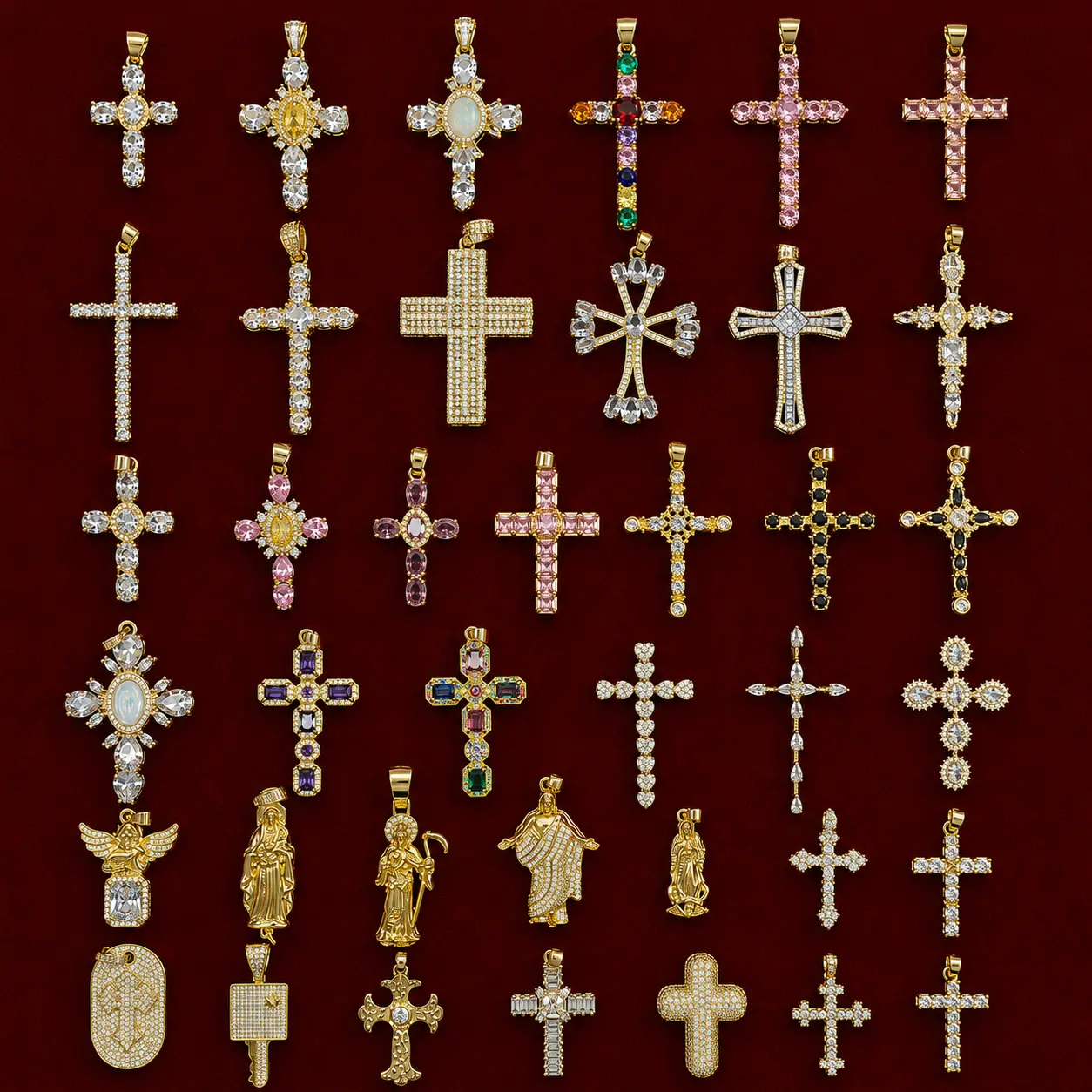 #GBT-BIDING-cross pendant