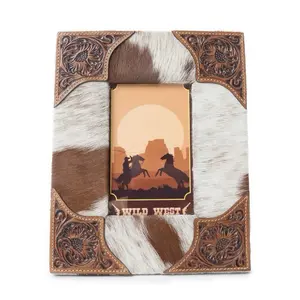 TUMBLEWEED TRAIL PHOTO FRAME IN BROWN & WHITE