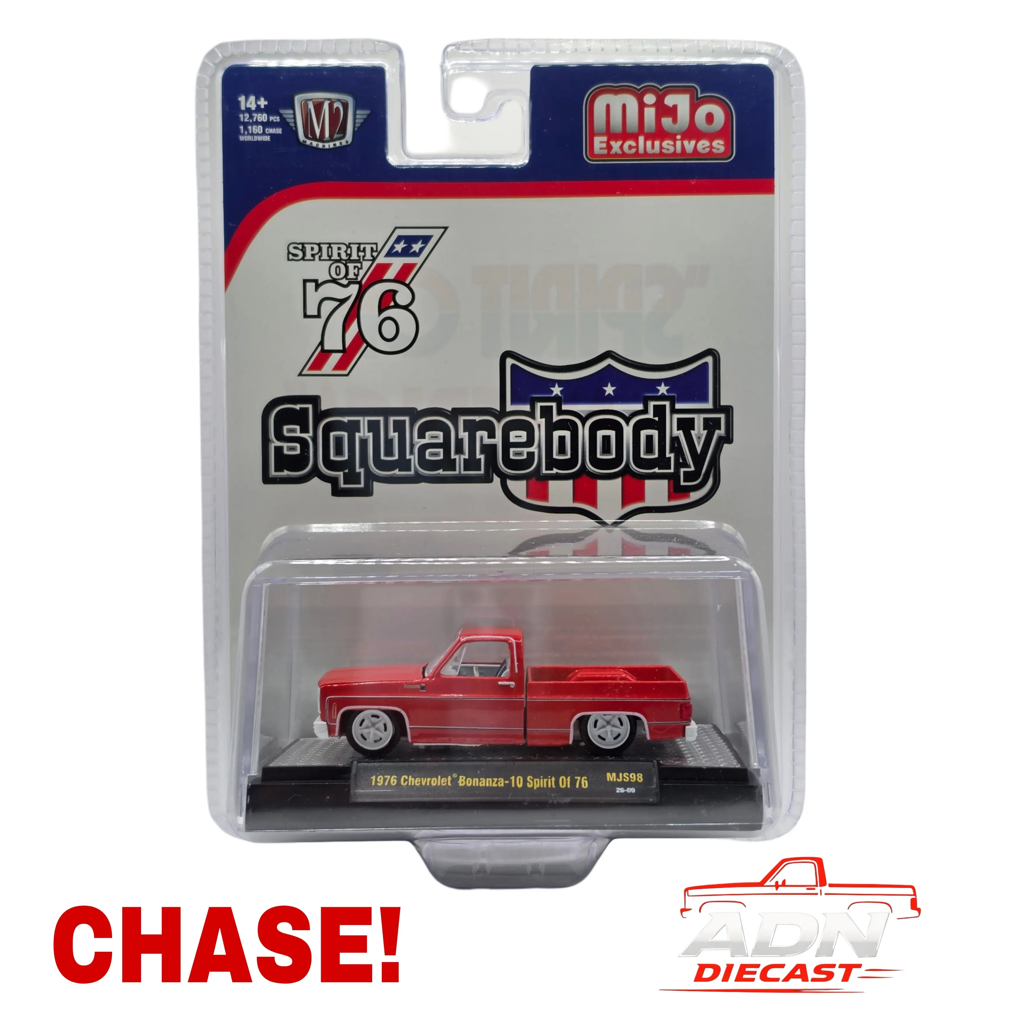 M2 Machines "CHASE" 1976 Chevrolet Bonanza 10 Spirit - Diecast 1:64