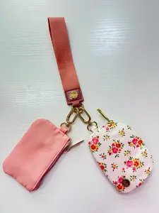 Dynamic duo pouch wristlet- endless daydream cream