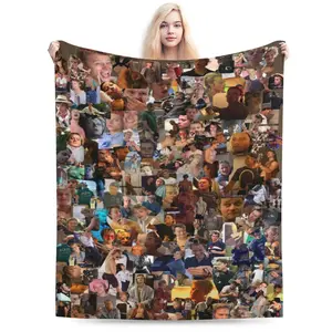 Maybanks Blanket Soft Flannel Blanket Suitable for Sofa Bed Warm Lightweight Suitable for Boys Girls Adults 50 Inch X 40 Inch