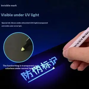 10pcs Anti-Counterfeiting Invisible Marking Pen, Secure Document Protection, Hidden Ink Markers, Essential for Authenticity Checks