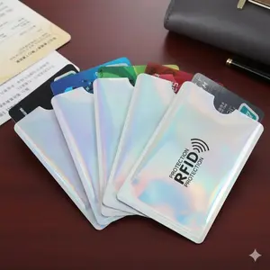 Ultra Thin RFID Blocking Card Holder | Anti-Scan Shield for Credit Cards, IDs & Access Badges | Portable Protective Wallet for Travel, Campus & Daily Use | Durable, Slim, Anti-Demagnetizing Card Case | Cardcovers | Credit Card Organizer