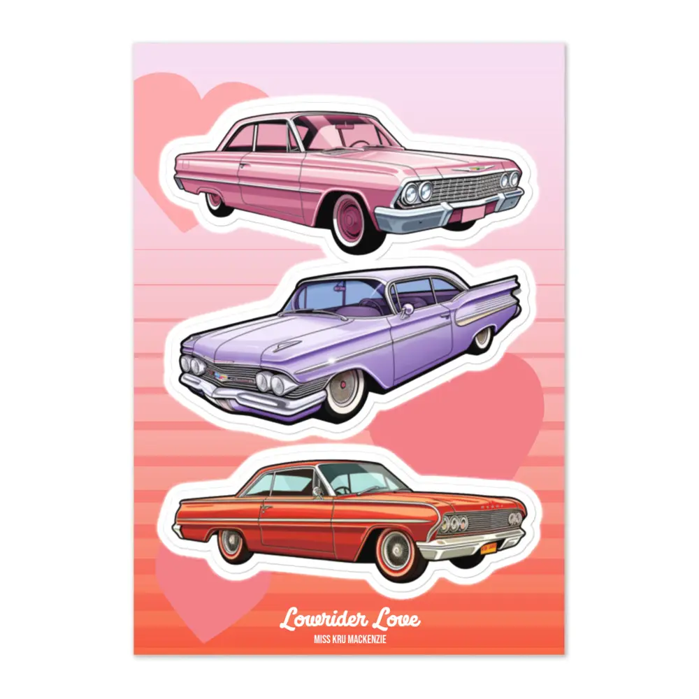 Lowrider Love Sticker Sheet Lowrider Love Sticker Sheet