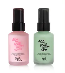 No Poreblem Makeup Primer + No Poreblem Redness Correcting Base