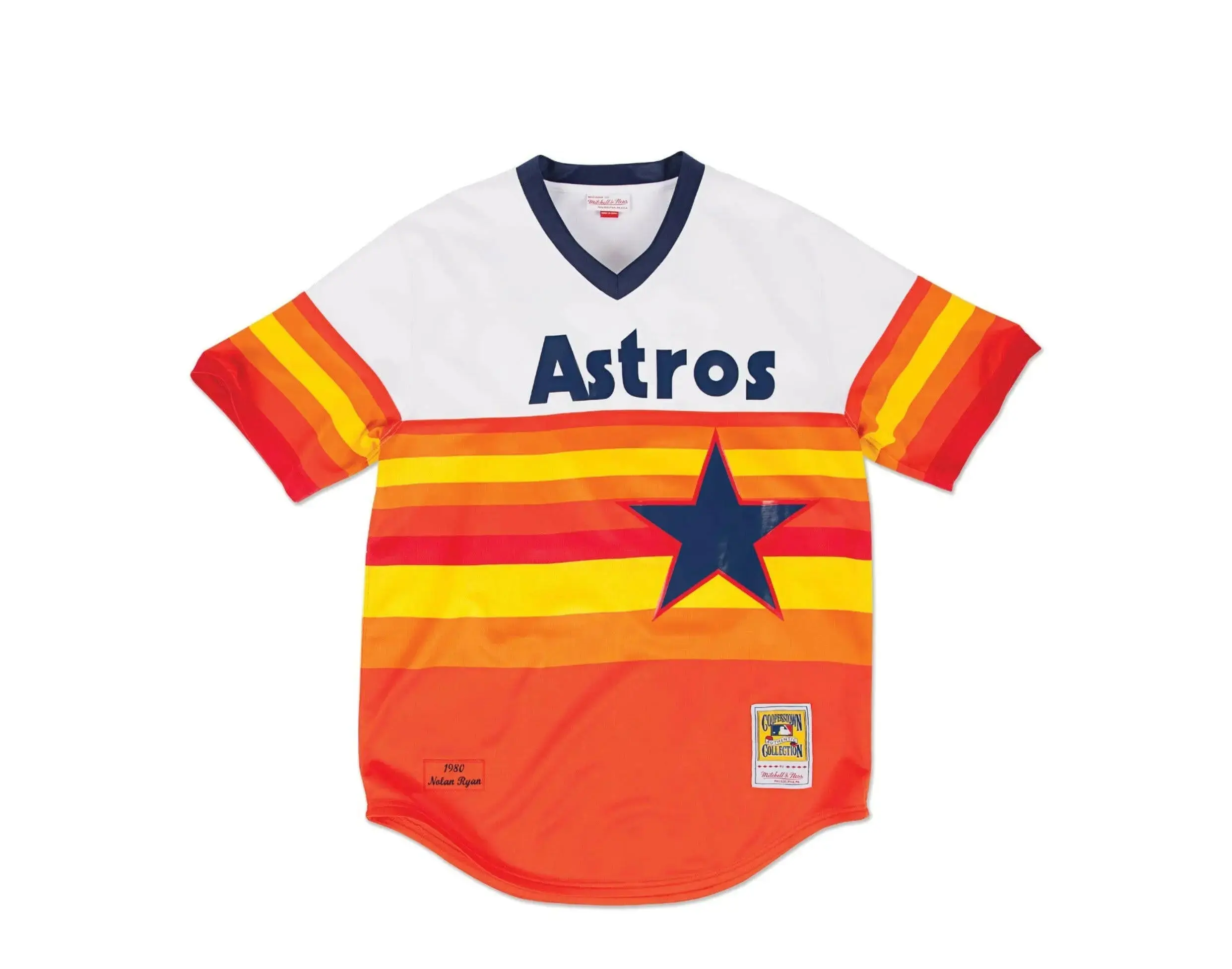 Mitchell & Ness Authentic Houston Astros Home 1980 Nolan Ryan Jersey in White