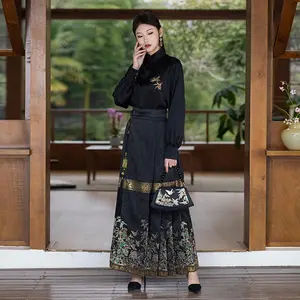Modern Hanfu Women Hanfu Chinese Traditional Mamian Skirt Tang Song Ming Style by Han's Symphony