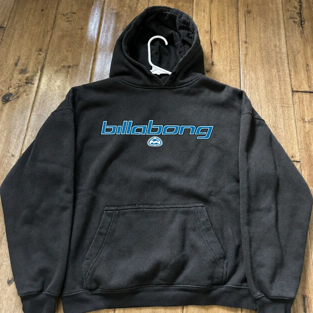 Billabong Y2K Surf Vintage Hoodie, Retro Surfboard Graphic Pullover, Retro Coastal Beachwear, Comfortable Cotton Streetwear Hoodie, Trendy Casual Gift for Men Women