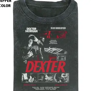 Dexter Vintage Shirt - Funny Dexter Movie Shirt, Morgan Graphic 90s Tee, Bay Harbor Butcher Shirt, Morgan Graphic 90s Tee, Movie Shirt, Crew Neck T-shirt, Trending Shirt, Oversize Shirt, Vintage outfit, y2k Styles, Gift for fan NL1