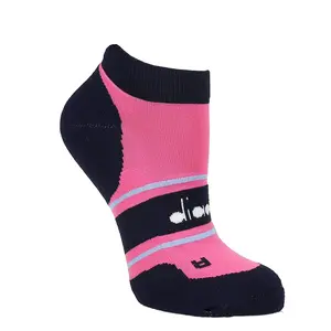 diadora Womens No Show Socks Tennis Casual Casual - Black, Pink