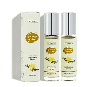 2Pcs Spanish Vanilla Perfume Oil - 10ML Liquid Perfume for Women, Long Lasting Concentrate, Elegant & Sweet Scent, Luxury Gift Option
