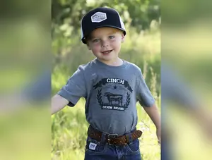 Infant and Toddler Boy's Cinch Denim Tee - Gray