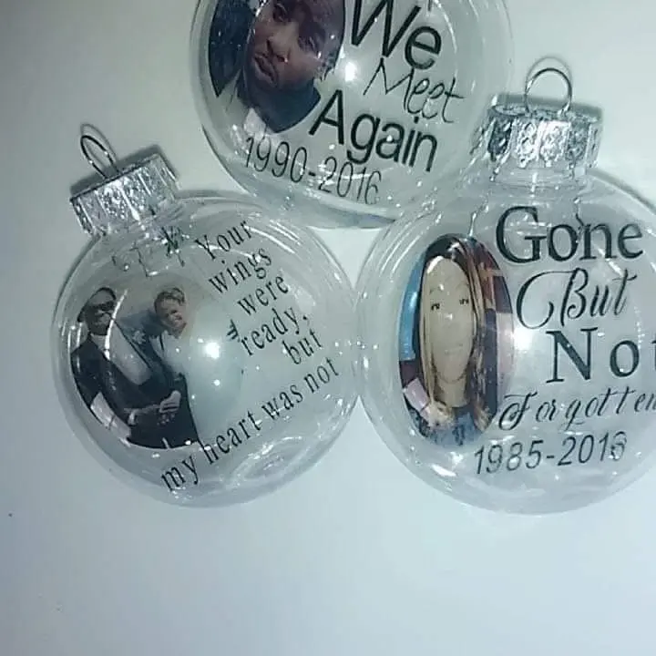 Custom Ornament with Personalized Text and Photos for Christmas Decorations