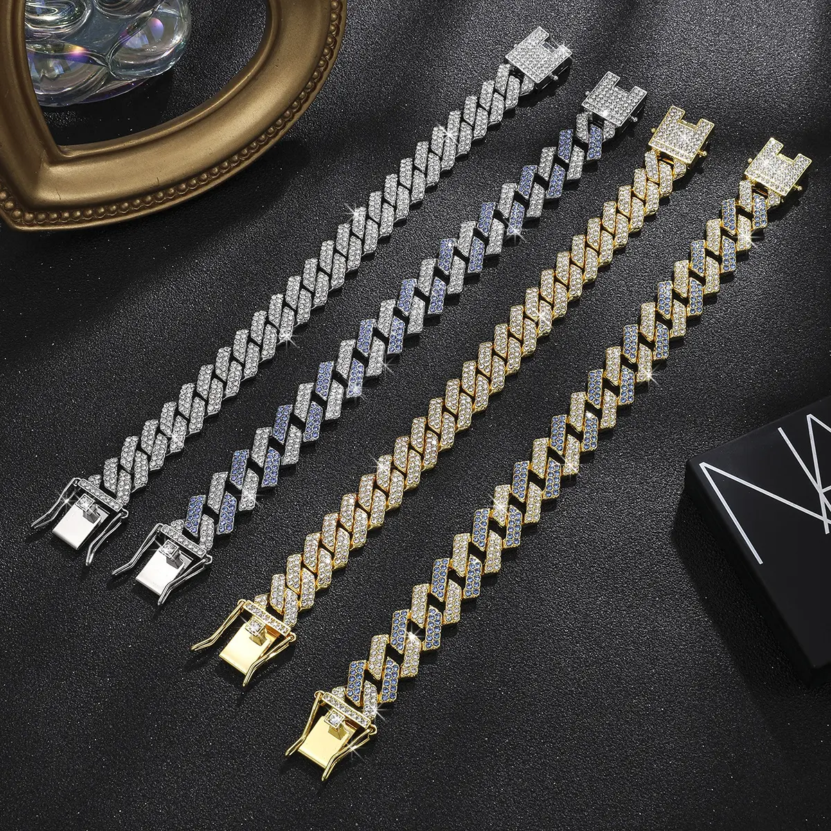 Iced out Men's Hip Hop cuban link Necklace