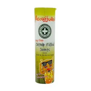 3 Pack Tube of Catnibas King Meowy J's - Premium Catnip Rolls for Playful & Happy Cats
