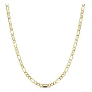 10k Yellow Gold 3.6-mm Figaro Link Chain