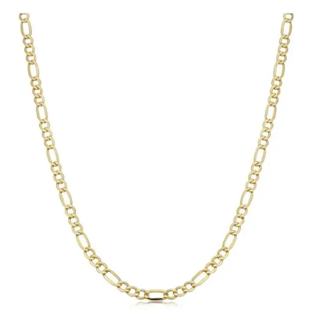 10k Yellow Gold 3.6-mm Figaro Link Chain