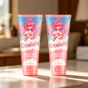 2-Pack Lady Coconut Body Tanning Cream (100g*2), Summer Care Product, Natural Skin Tone, Ideal Color, Lightweight Moisturizing, Daily Body Cream