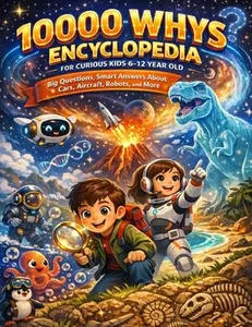 10000 Whys Encyclopedia for Curious Kids 6-12 Year Old: Big Questions, Smart Answers About Cars, Aircraft, Robots, and More -- Dr Clement G Hoskins, Paperback