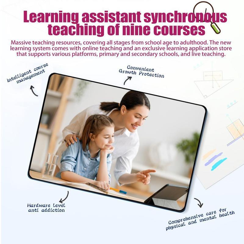 Android 15 Tablet 10.1", Tablet with Keyboard Mouse Stylus & Case, 4GB RAM 64GB ROM, Dual SIM, 1280x800 IPS, 13MP Camera, 5000mAh,for Valentine’s Day Gift