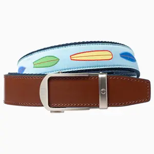 Hampton Wave Rider Ribbon Ratchet Belt 1.38" [35mm]