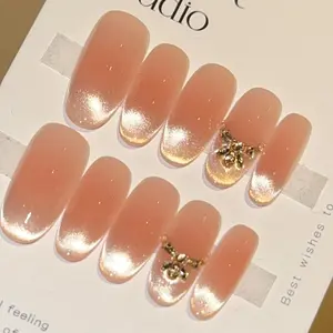 Handmade Press On Nails | 10pcs Set | Reusable Fake Nails