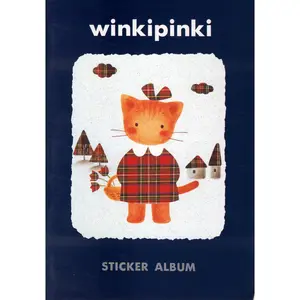 Sanrio 1992 Vintage Winkipinki Rare Sticker Album