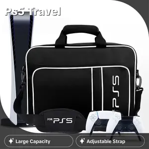 For PS5 Travel Case for PS5 Protective Case Bag Suitable for PS5 Disc/Digital Edition Console, Controllers, Game Cards, Headset