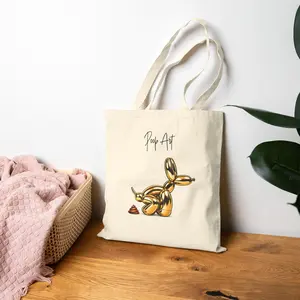 Funny Balloon Dog Tote Bag | by Poop Art