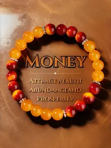 Fortune Crystal Exquisite Bracelet, Tiger Eye & Quartz, Handmade Unique Energy Charm, Wealth & Protection Symbol, Lucky Jewelry