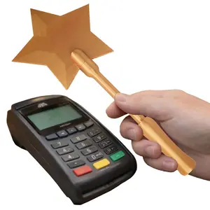 3D Printed Tap to Pay Magic Wand - Multi-Color Starlight Design, Portable NFC Contactless Payment Accessory, Creative Fairy Tale Payment Tool for Credit Cards