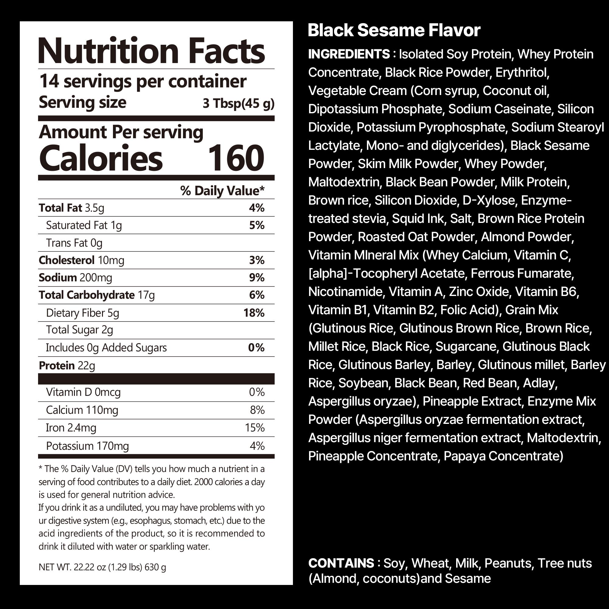 [Fullight Official] Flimeal Protein Shake – High in American-Made Protein, Low Sugar, Keto-Friendly Meal Replacement with Crunchy Protein Crisps, 22.22oz, 14 Servings Drink Mix Pre Workout Drink