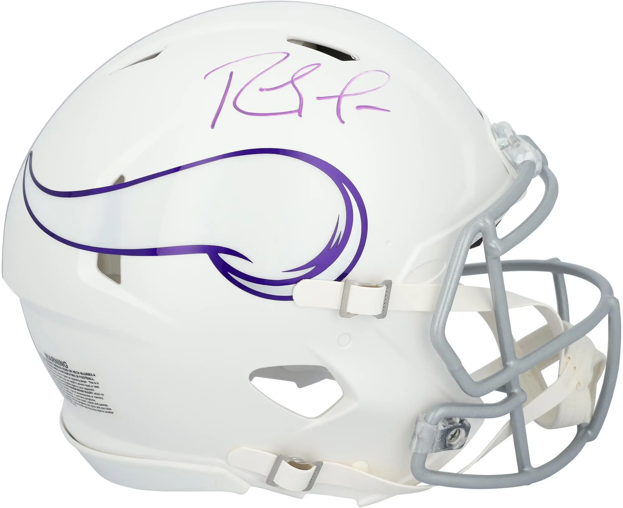 Randy Moss Minnesota Vikings Autographed Riddell 2024 Alternate Speed Authentic Helmet - Fanatics Authentic Certified
