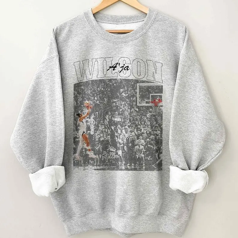 Aja Wilson Champion Basketball Women Shirt, Aja Wilson Rap Tee, Game Day Shirt, Basketball Shirt