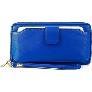 Women Wristlet Wallet with Cell Phone Holder RFID | RFID