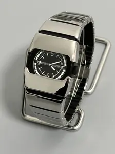 Men's Quartz Watch Square Casual Wristwatch, Unique Design, Trendy Style, Suitable for Daily Commute & Leisure Wear, Square Dial Watch